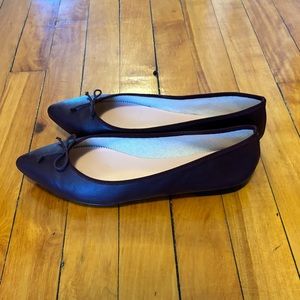 J.Crew Pointed Toe Gemma Ballet Flats (Burgundy/Size 8)